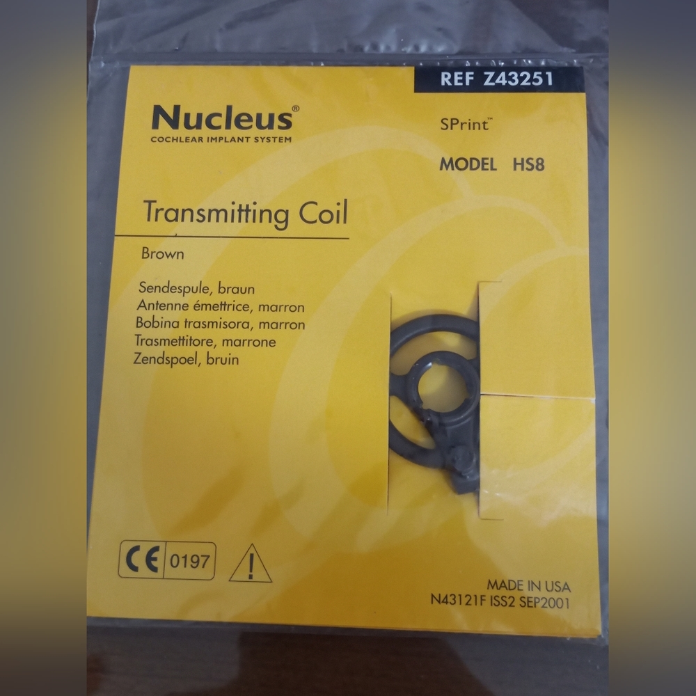 Nucleus Cochlear Implant Transmitting Coil